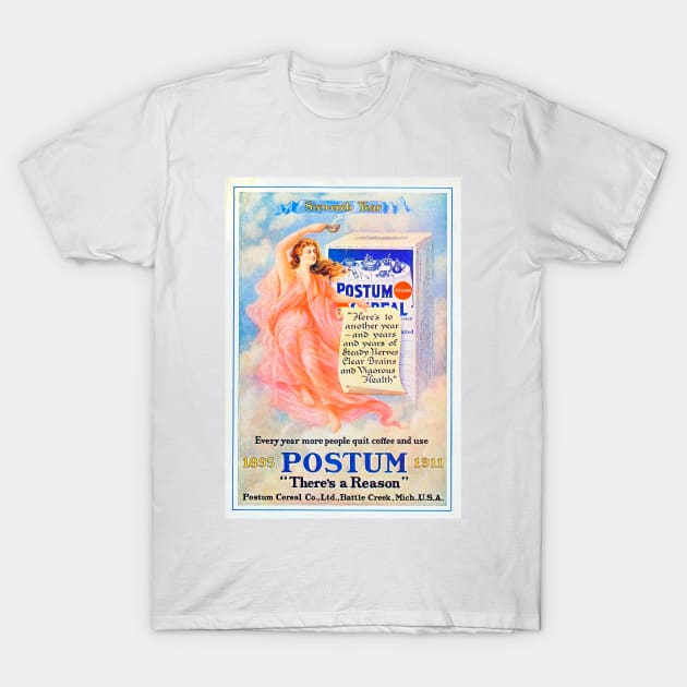 Postum Cereal Ad, 1911 T-Shirt by WAITE-SMITH VINTAGE ART